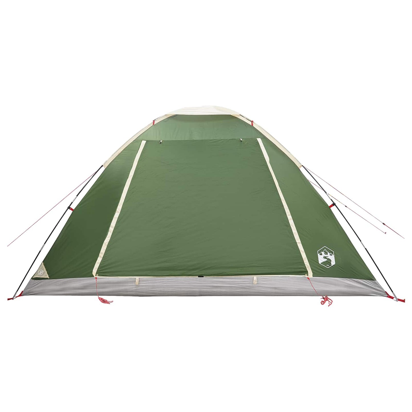 Tienda De Camping Con Techo Verde 6 Personas Poliéster Y Acero