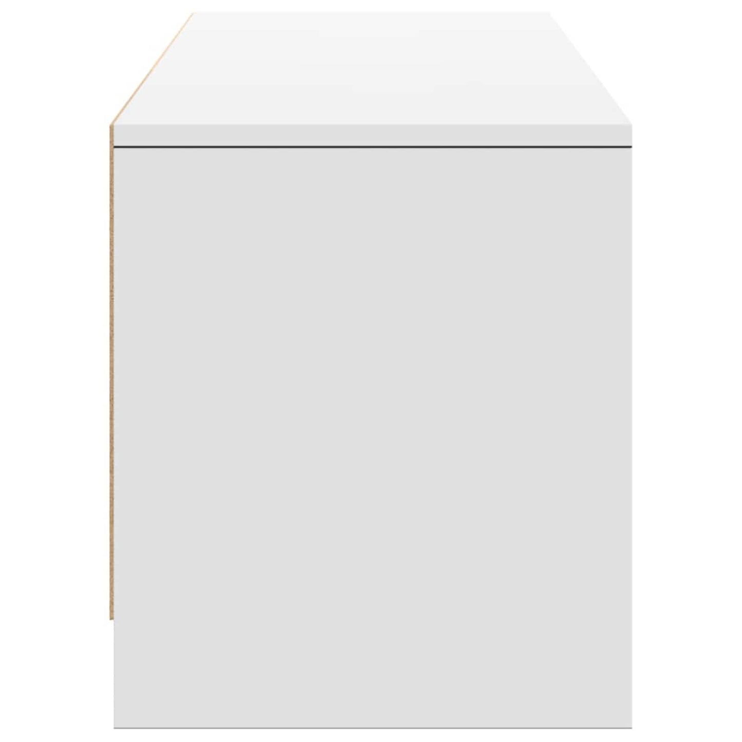 Mueble De Tv Con Led 165 X 34 X 40 Cm Madera De Ingeniería