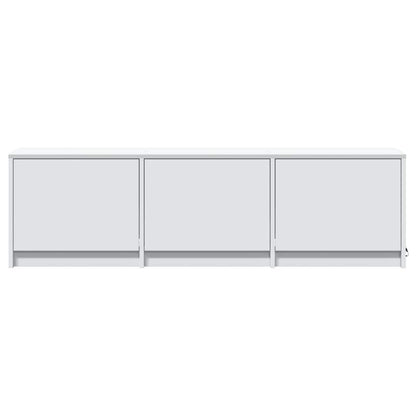 Mueble De Tv Con Led 140 X 34 X 40 Cm Madera De Ingeniería