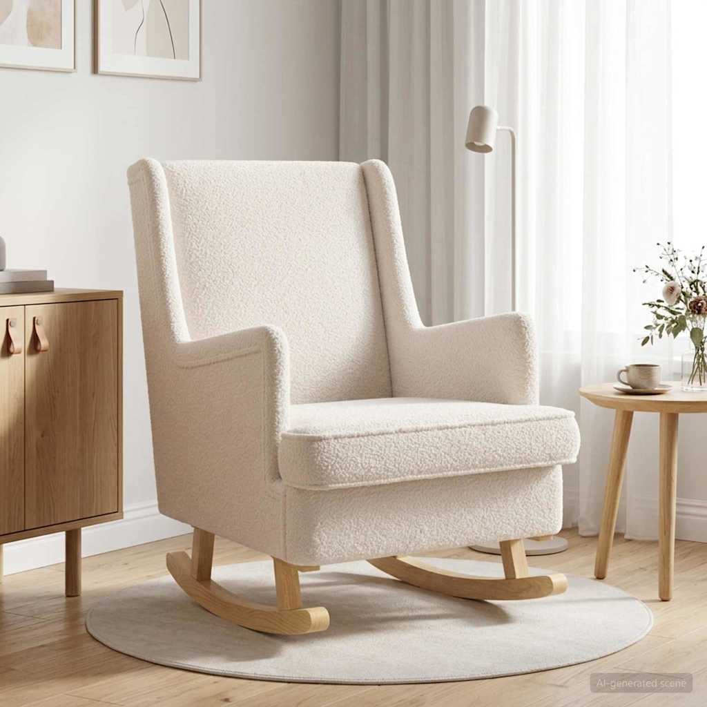 Mecedora 62 X 80 X 85 Cm Bouclé