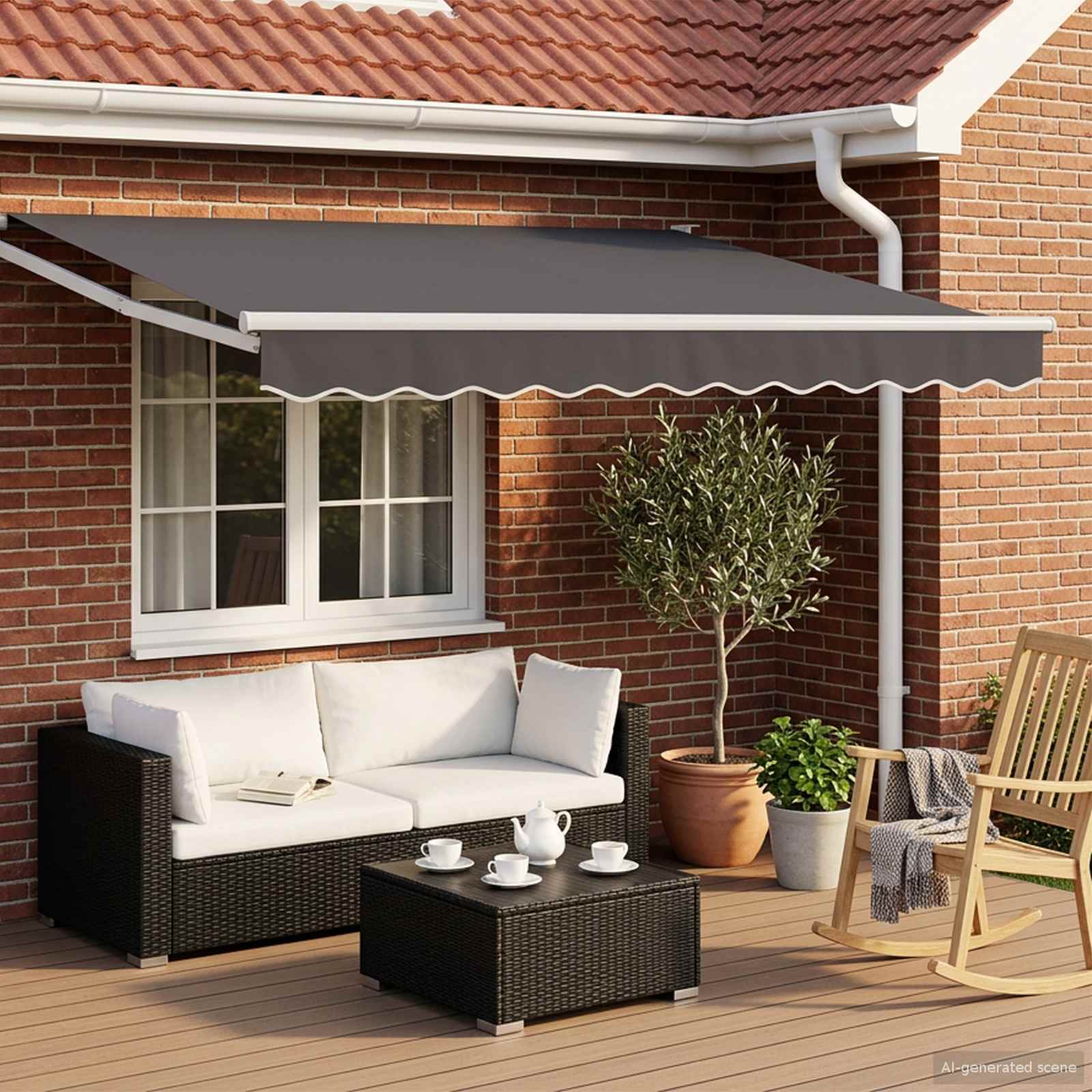 Toldo Retráctil Automático 400X300 Cm