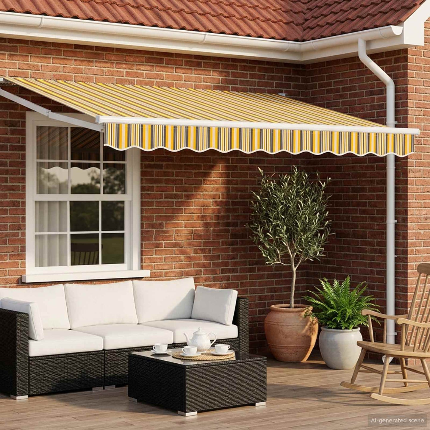 Toldo Retráctil Automático 400X300 Cm