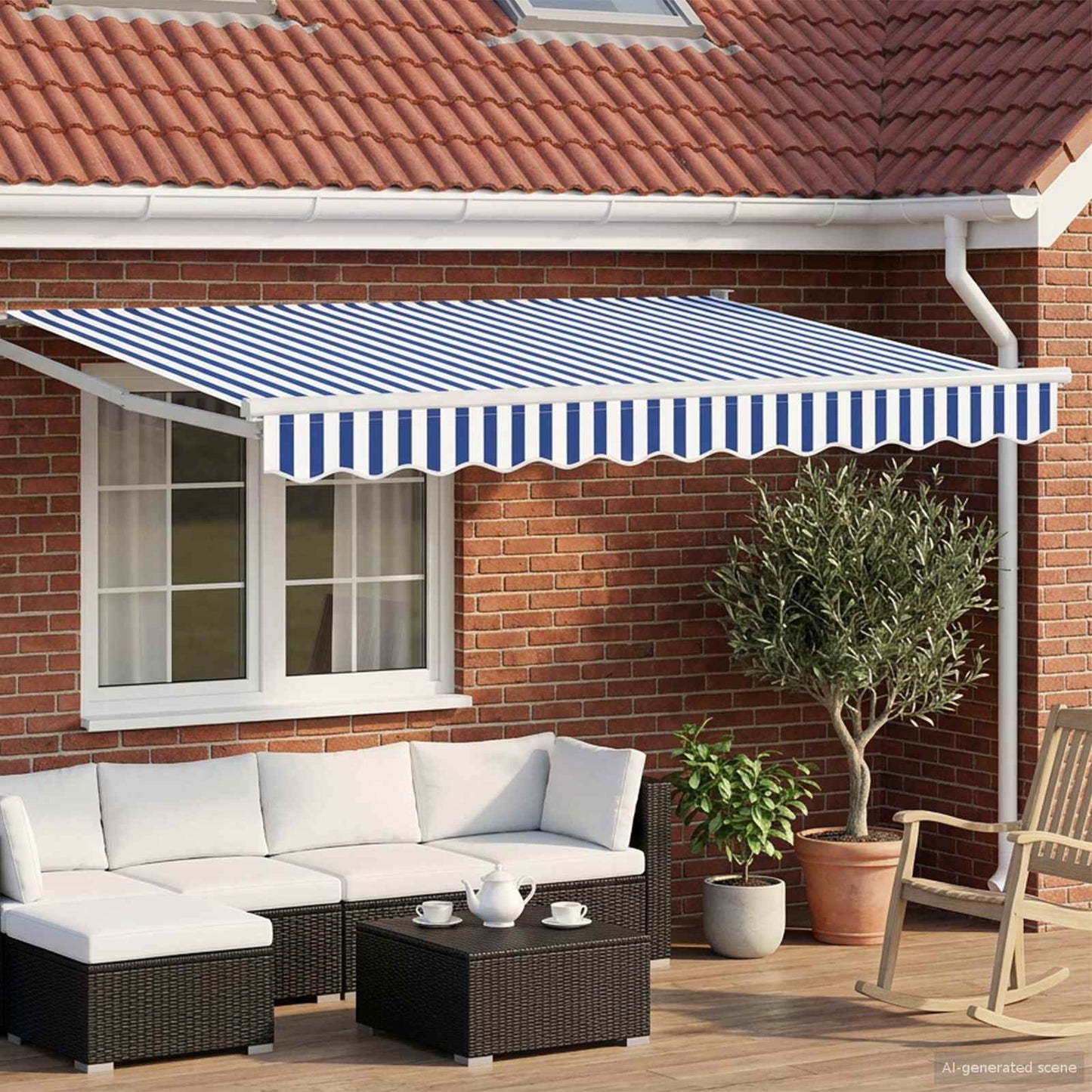 Toldo Retráctil Automático 400X300 Cm