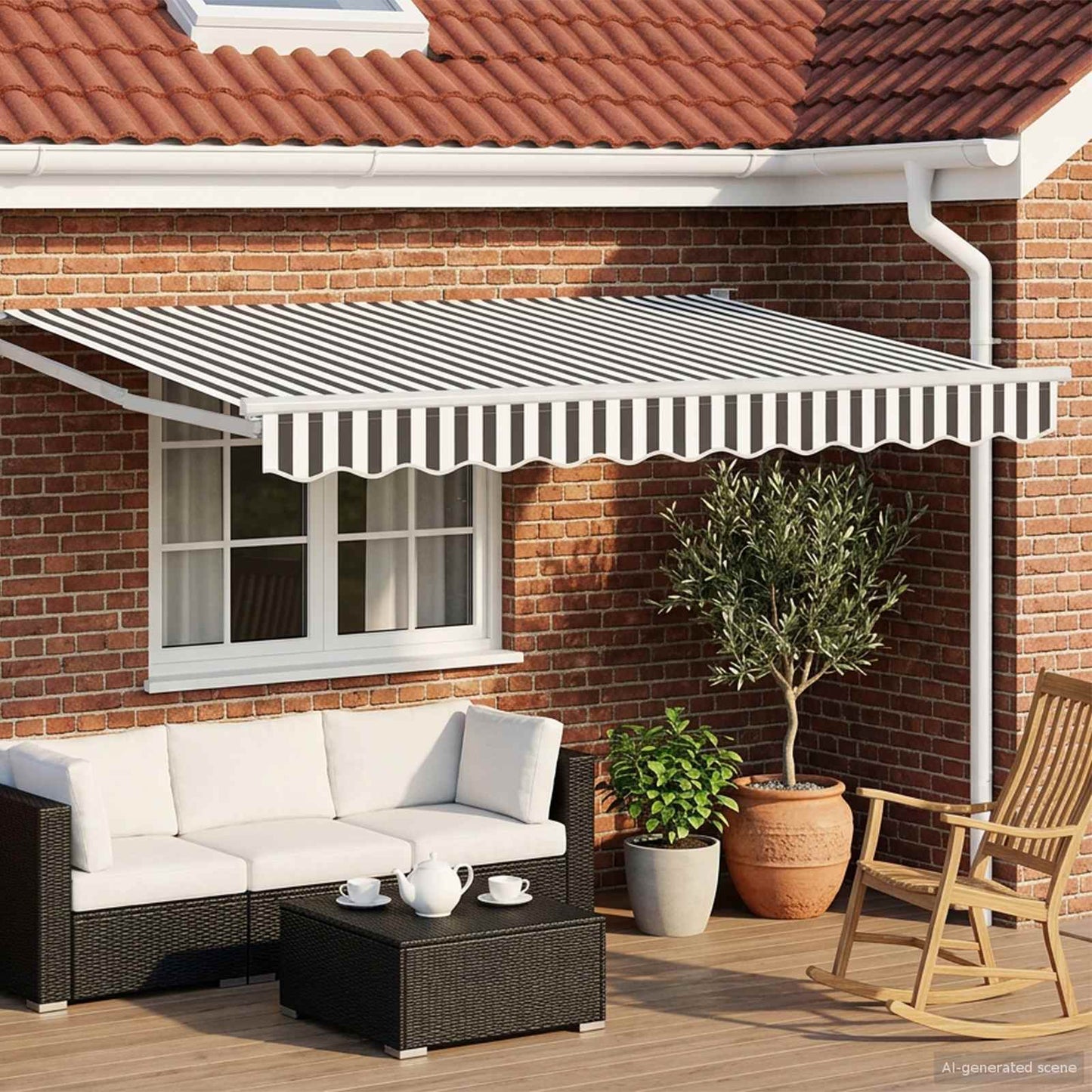 Toldo Retráctil Automático 400X300 Cm