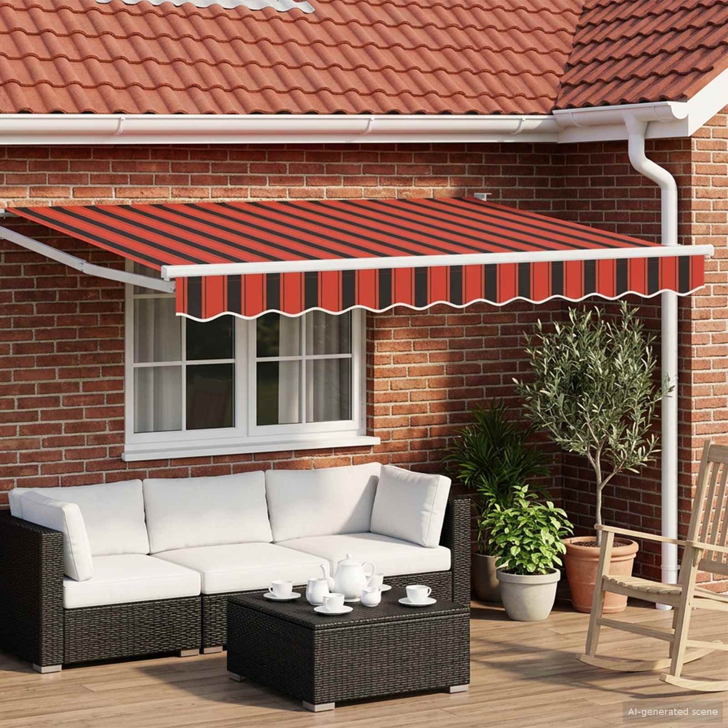 Toldo Retráctil Automático 400X300 Cm