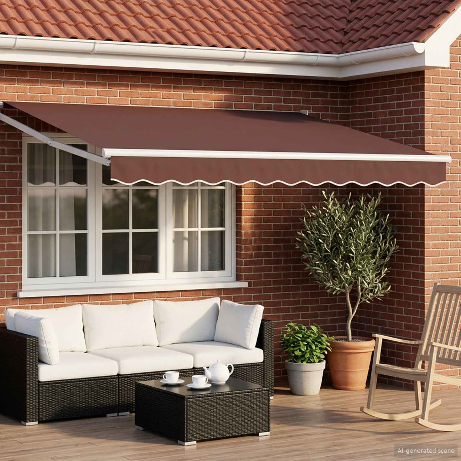 Toldo Retráctil Automático 400X300 Cm