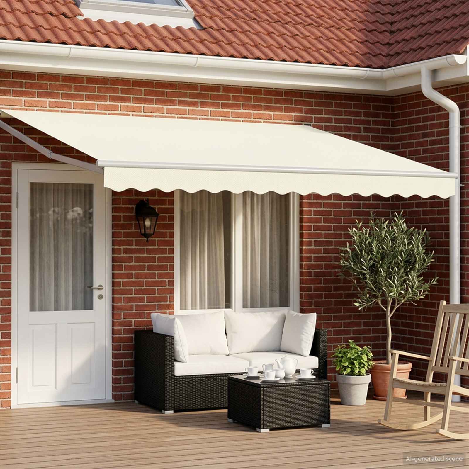 Toldo Retráctil Automático 400X300 Cm
