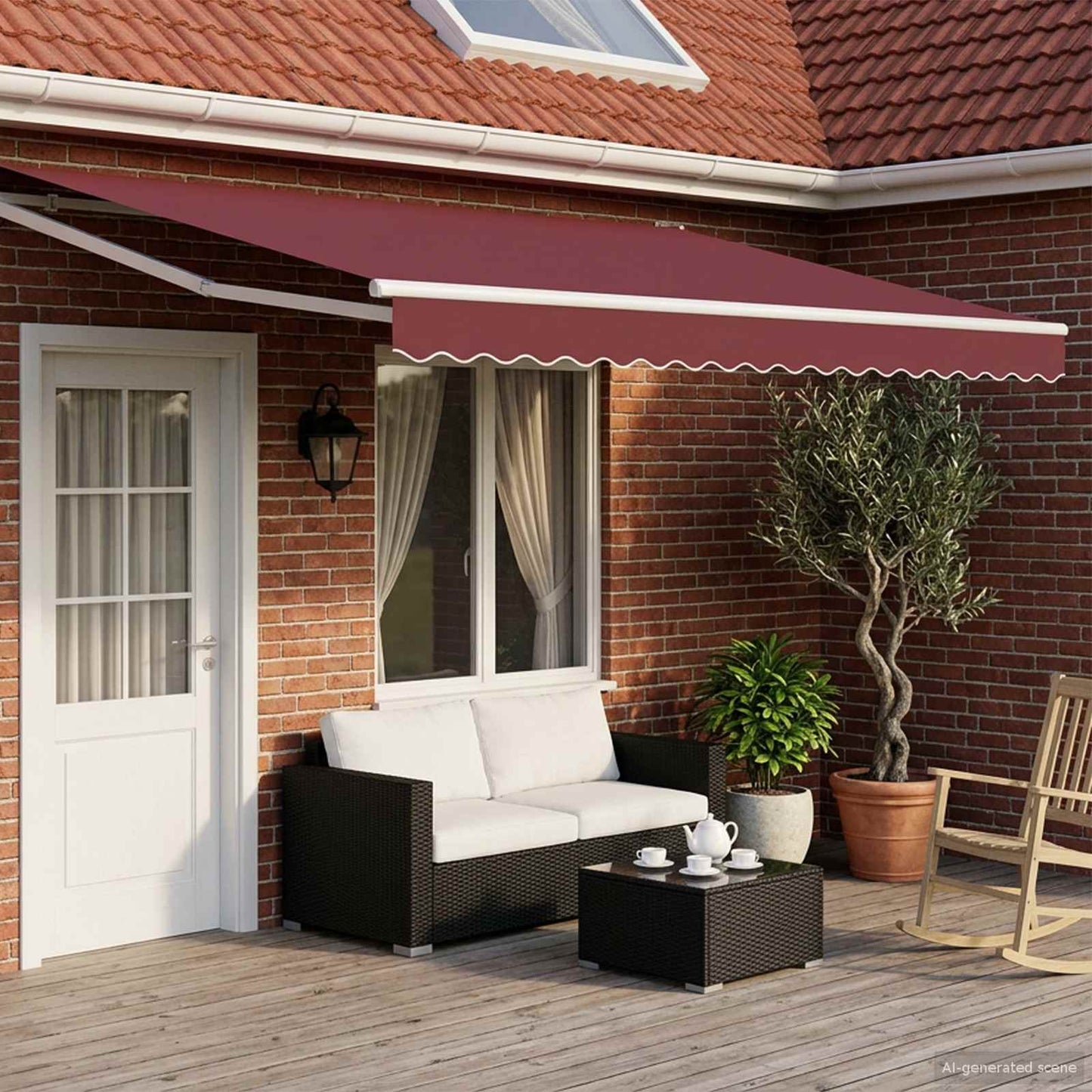 Toldo Retráctil Automático 400X300 Cm
