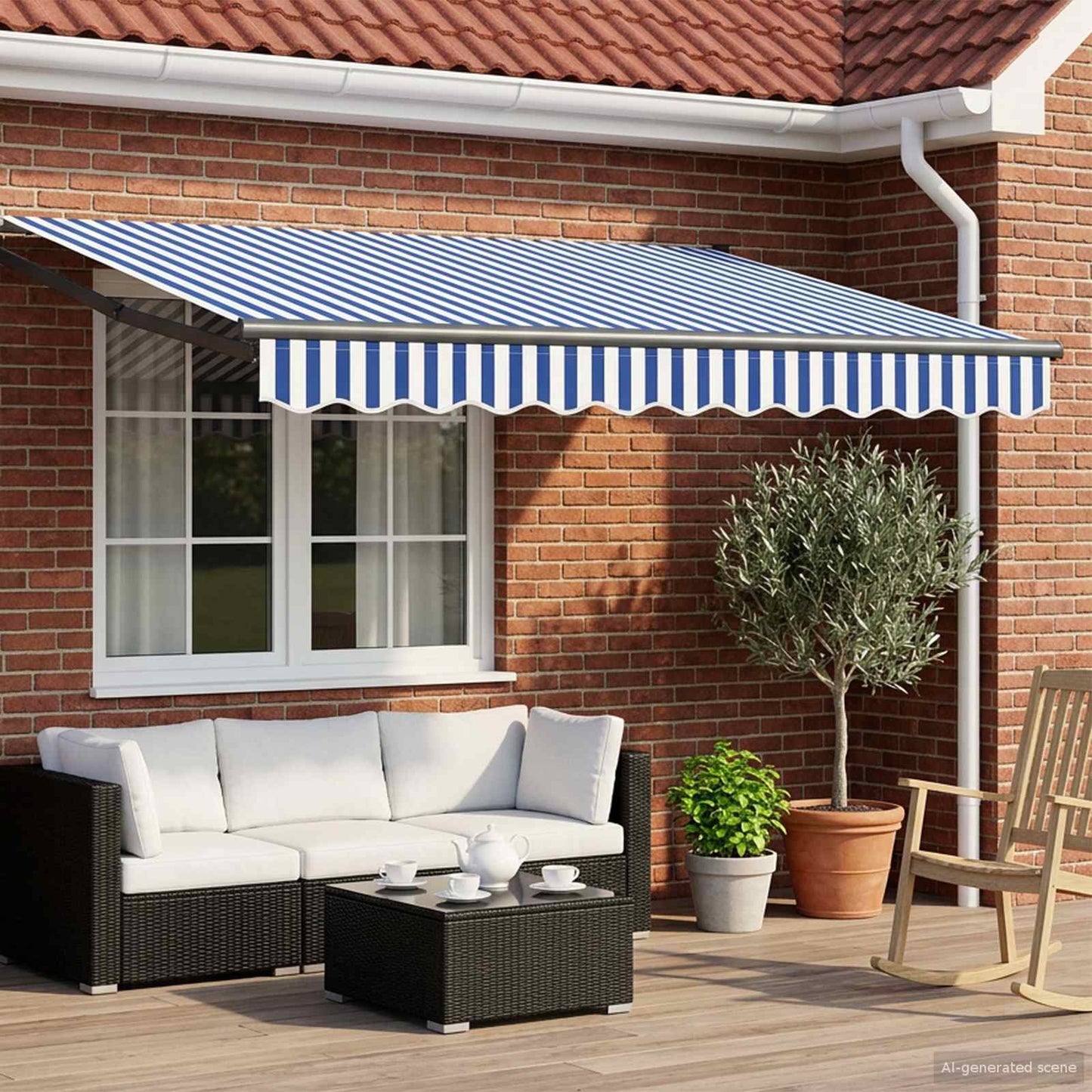 Toldo Retráctil Automático 400X300 Cm