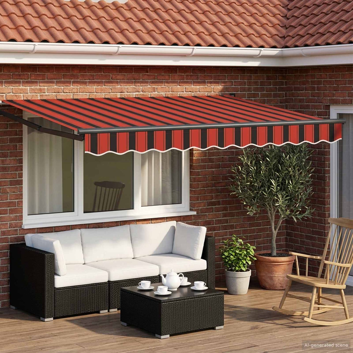 Toldo Retráctil Automático 400X300 Cm