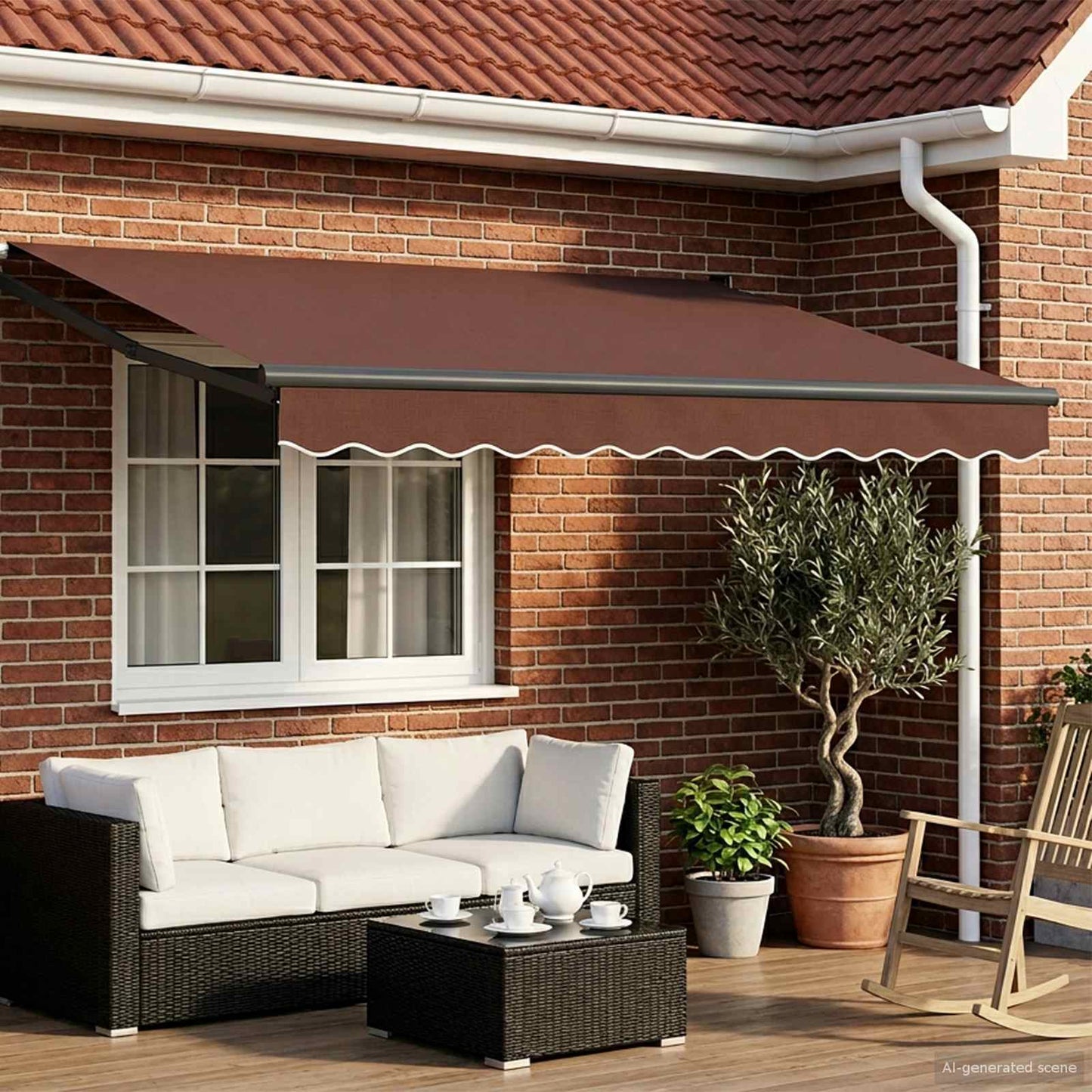 Toldo Retráctil Automático 400X300 Cm