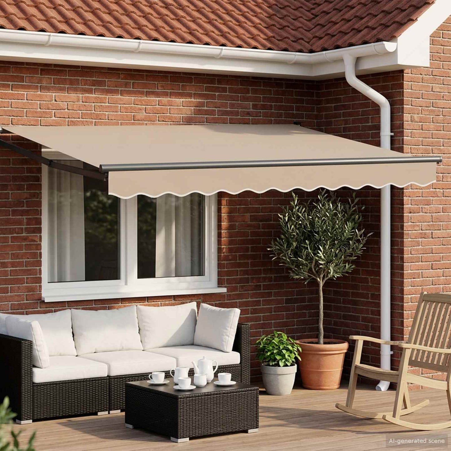 Toldo Retráctil Automático 400X300 Cm