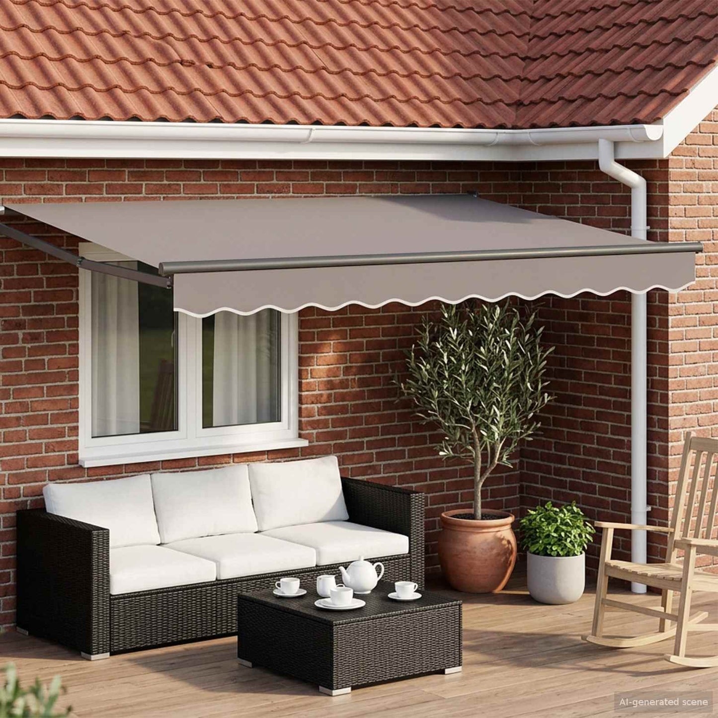 Toldo Retráctil Automático 400X300 Cm