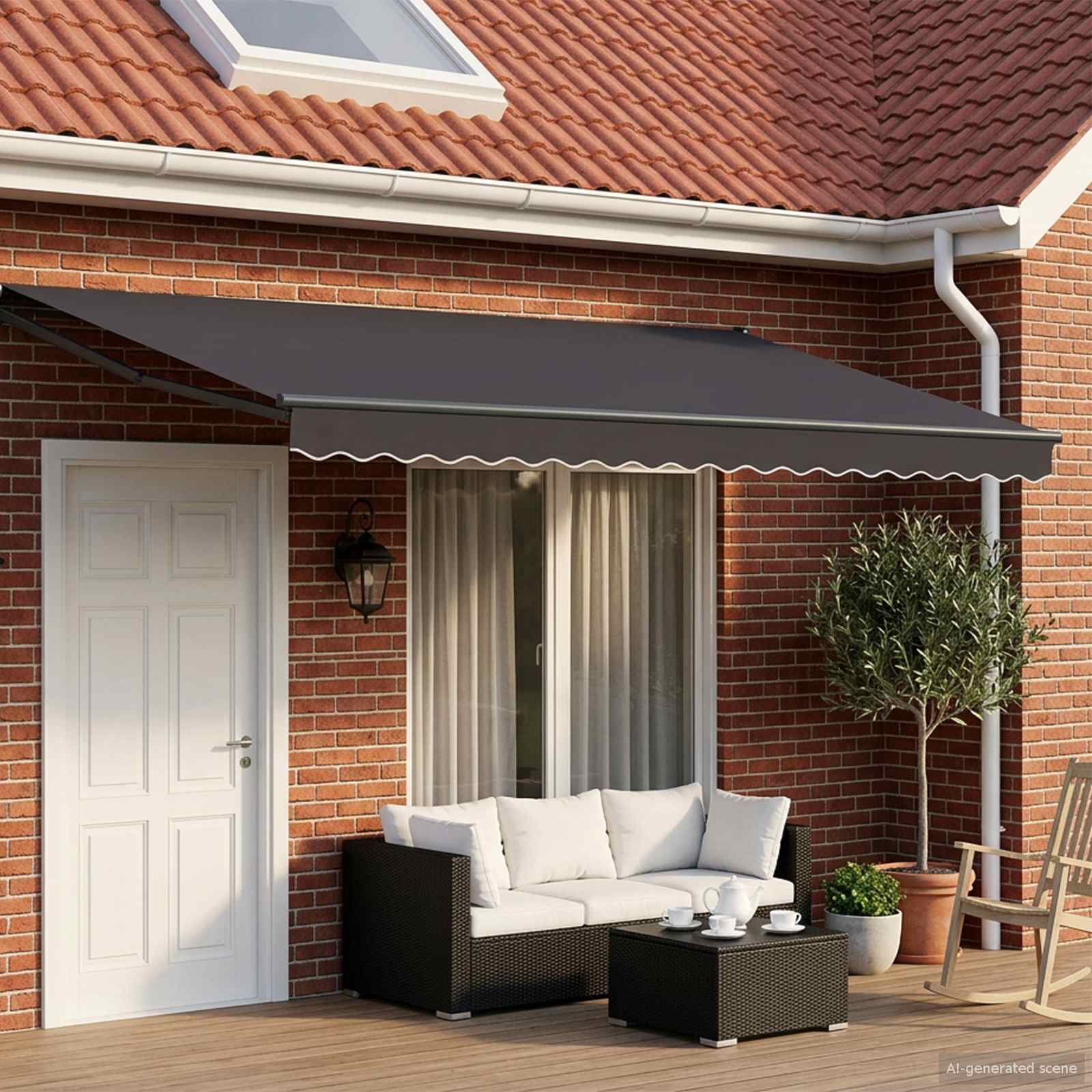 Toldo Retráctil Automático 400X300 Cm