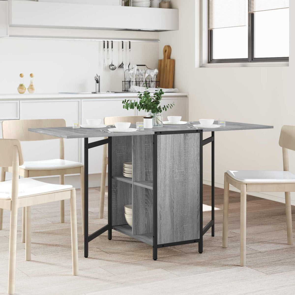 Mesa De Comedor 144 X 60 X 75 Cm Madera De Ingeniería