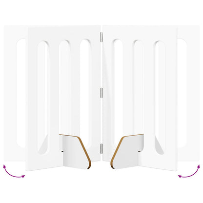 Valla Plegable Para Mascotas 4 Pcs 201 X 38 X 70 Cm