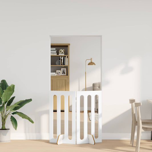 Valla Plegable Para Mascotas 2 Pcs 100,5 X 38 X 90 Cm