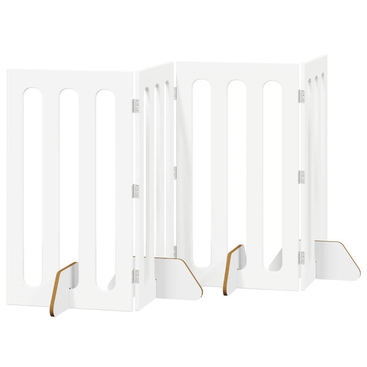 Valla Plegable Para Mascotas 4 Pcs 201 X 38 X 90 Cm