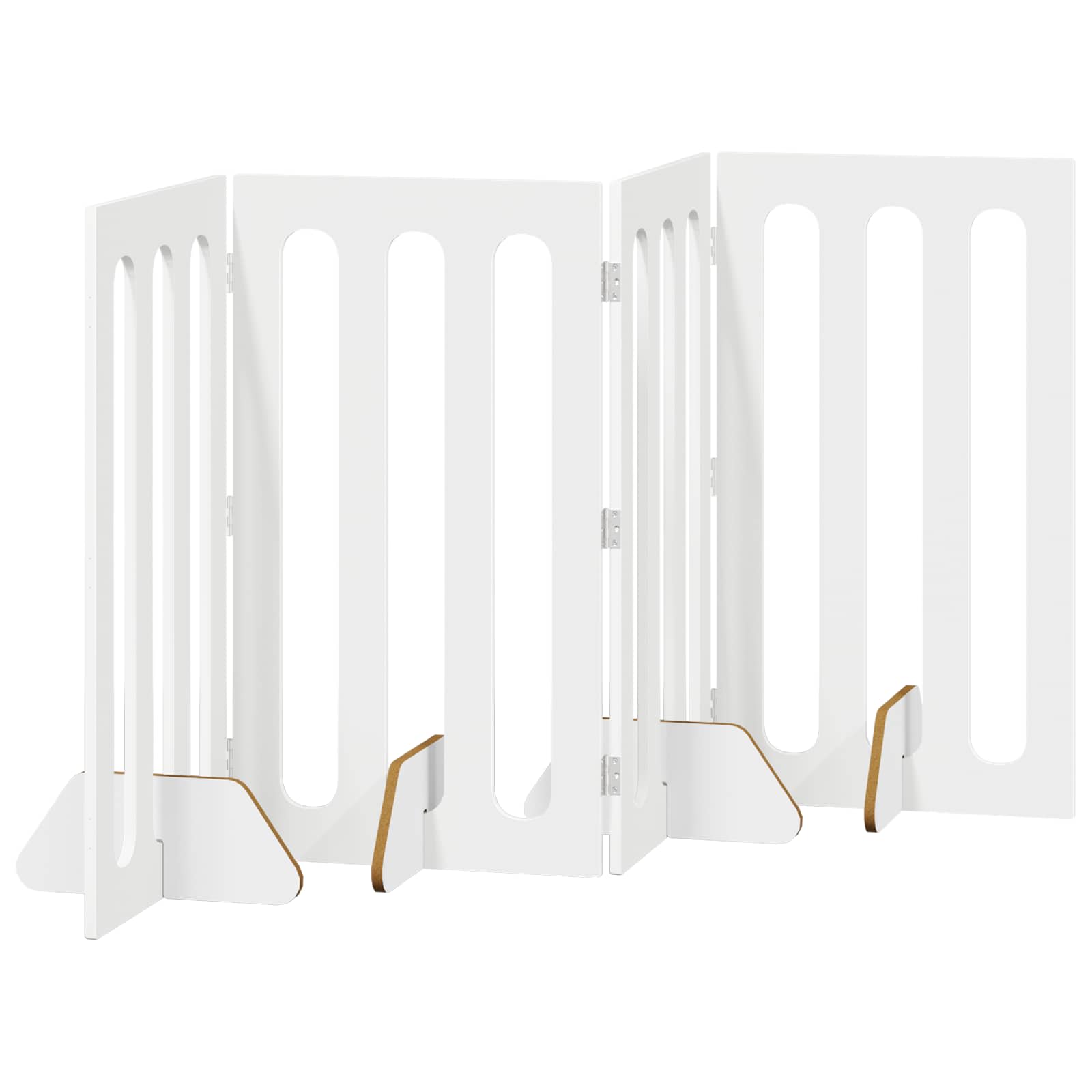 Valla Plegable Para Mascotas 4 Pcs 201 X 38 X 90 Cm