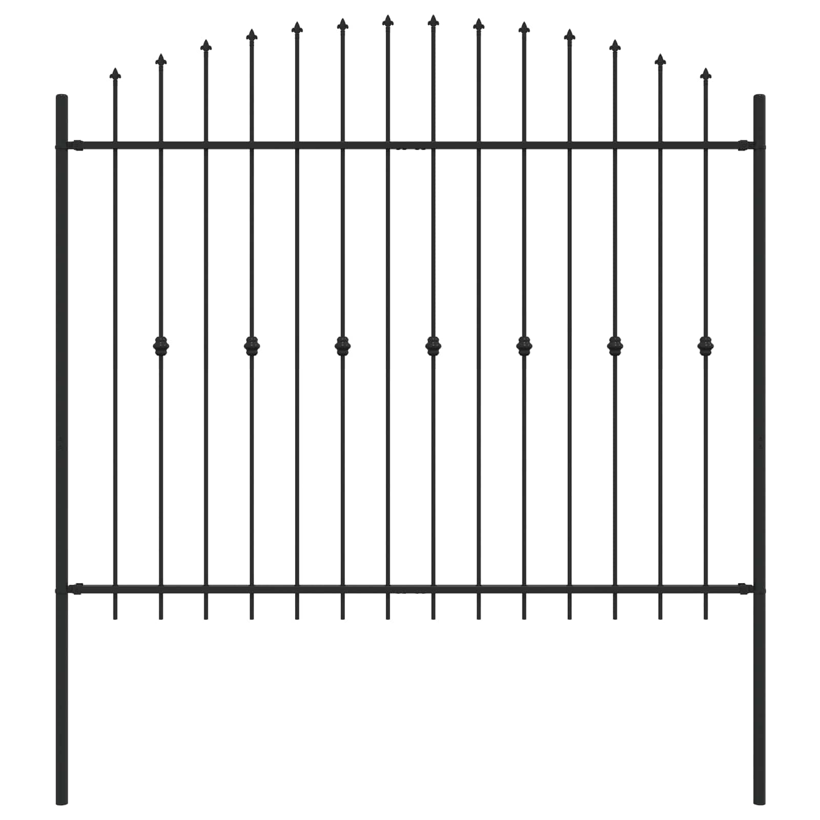 Valla De Piquete Asten Negro 200 X 200 Cm