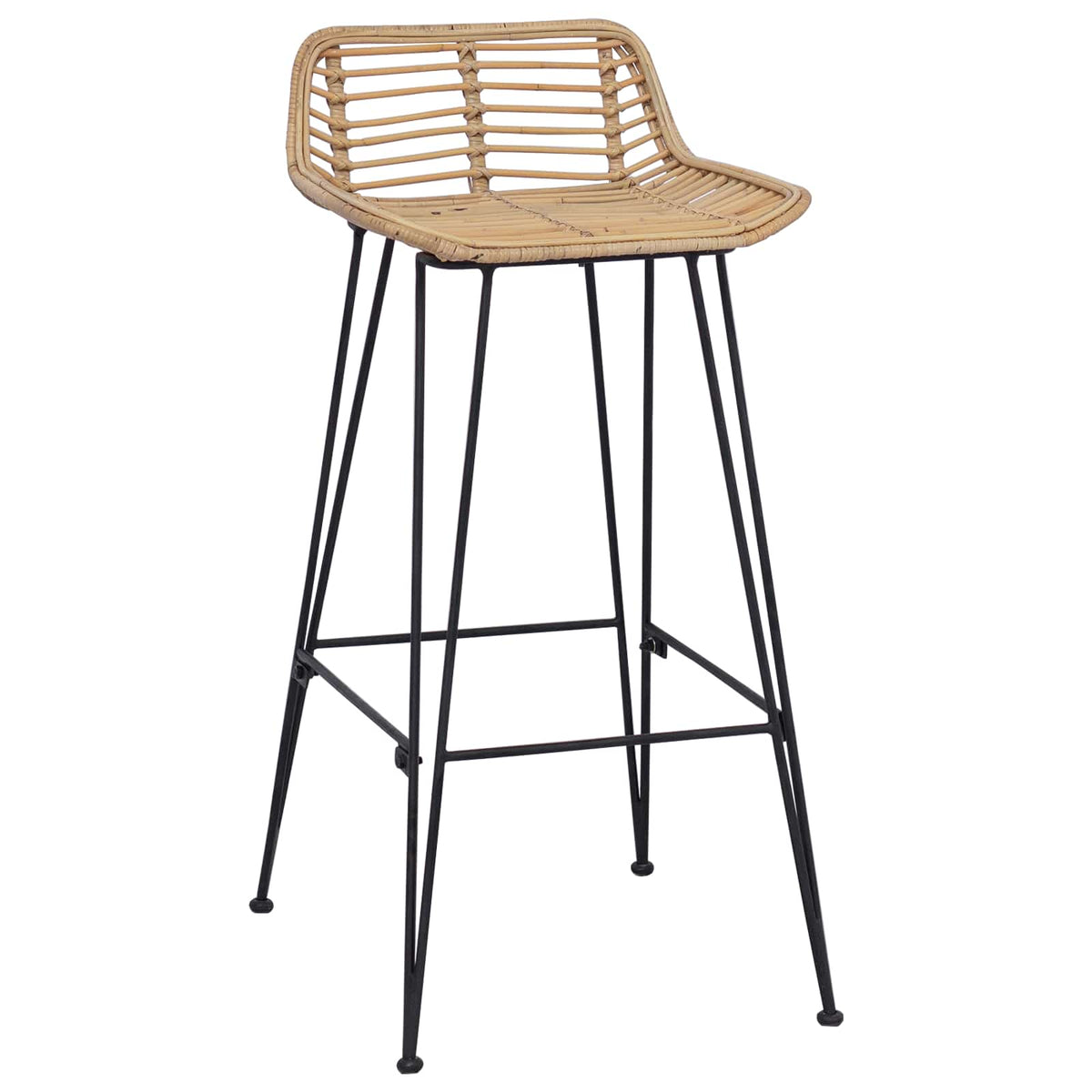 Silla De Bar 44 X 46 X 91 Cm Hierro Redondo De 10 Mm