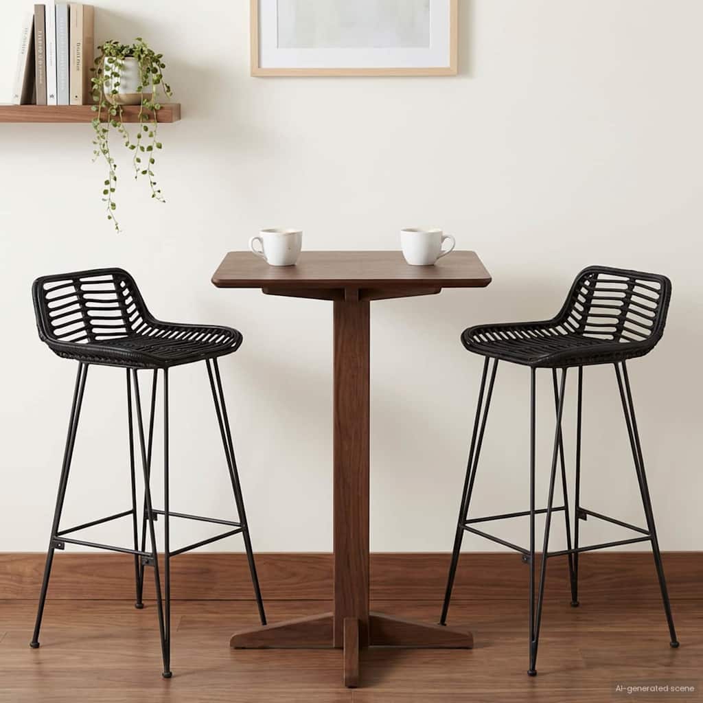 Silla De Bar 44 X 46 X 91 Cm Hierro Redondo De 10 Mm