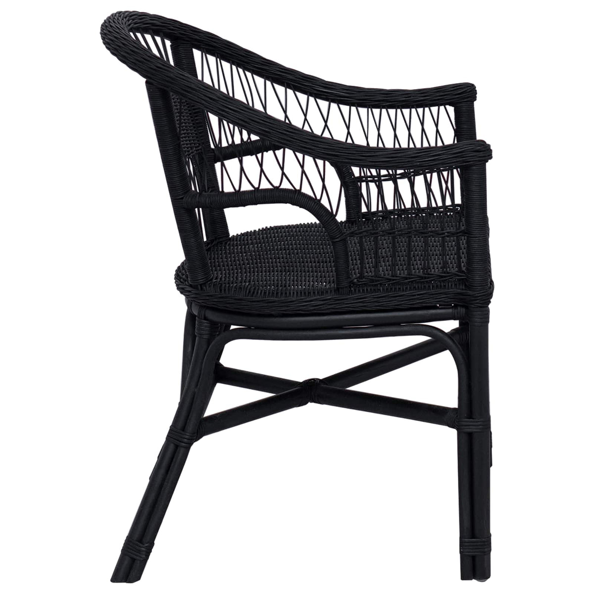 Silla Apilable Ratán 60 X 60 X 81 Cm