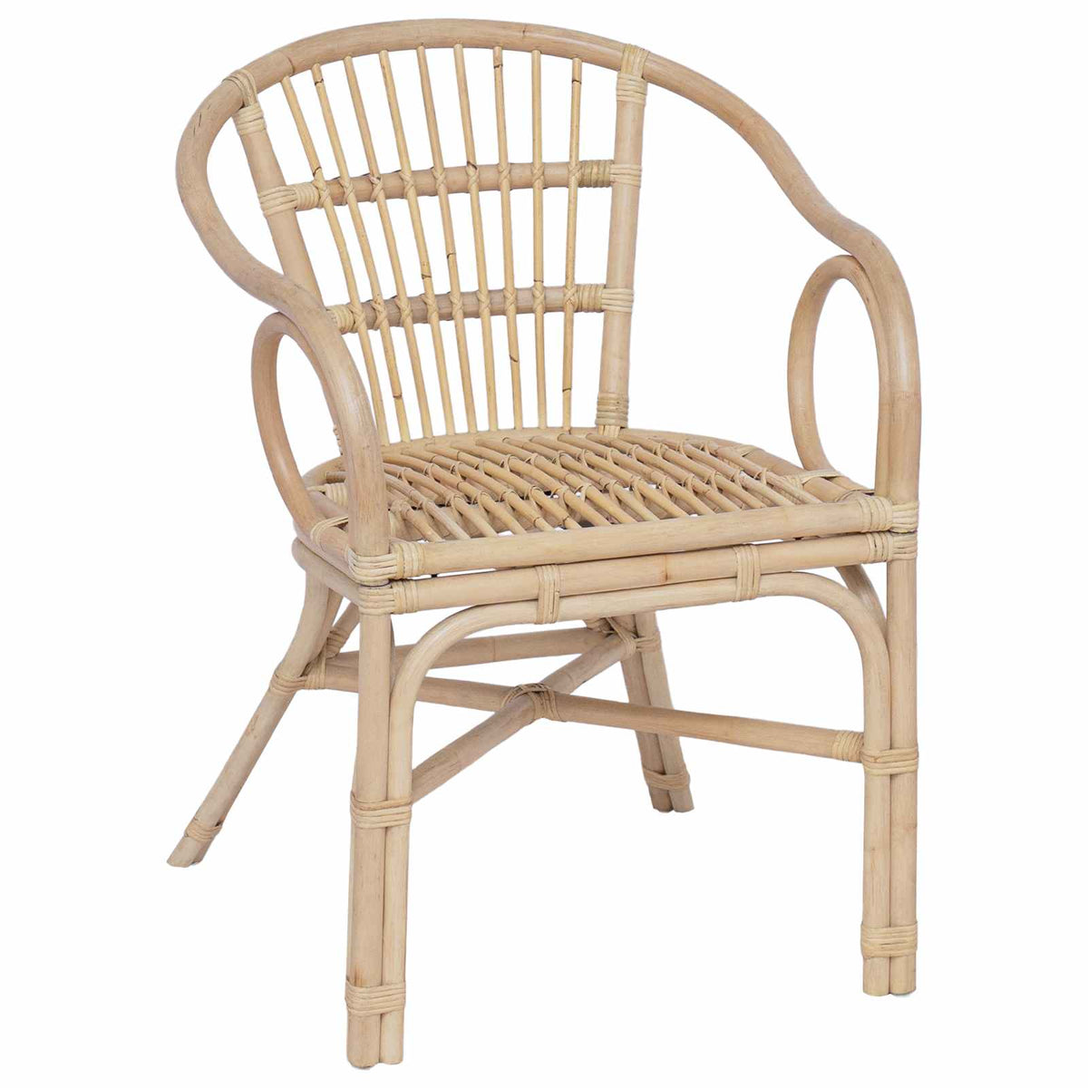 Silla Apilable 58 X 60 X 81 Cm Ratán