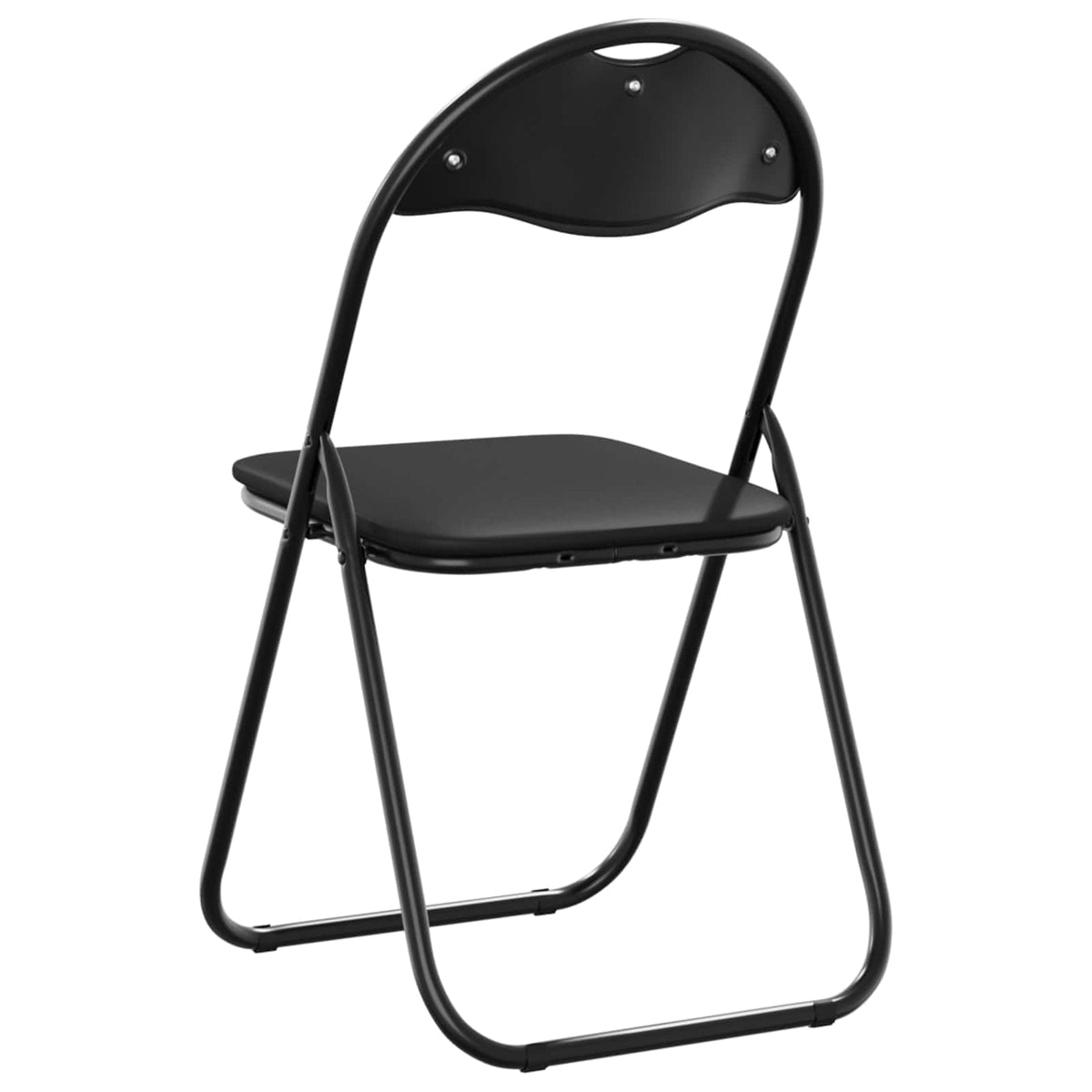 Silla Plegable 8 Uds. Cuero Sintético 48 X 43,5 X 81 Cm