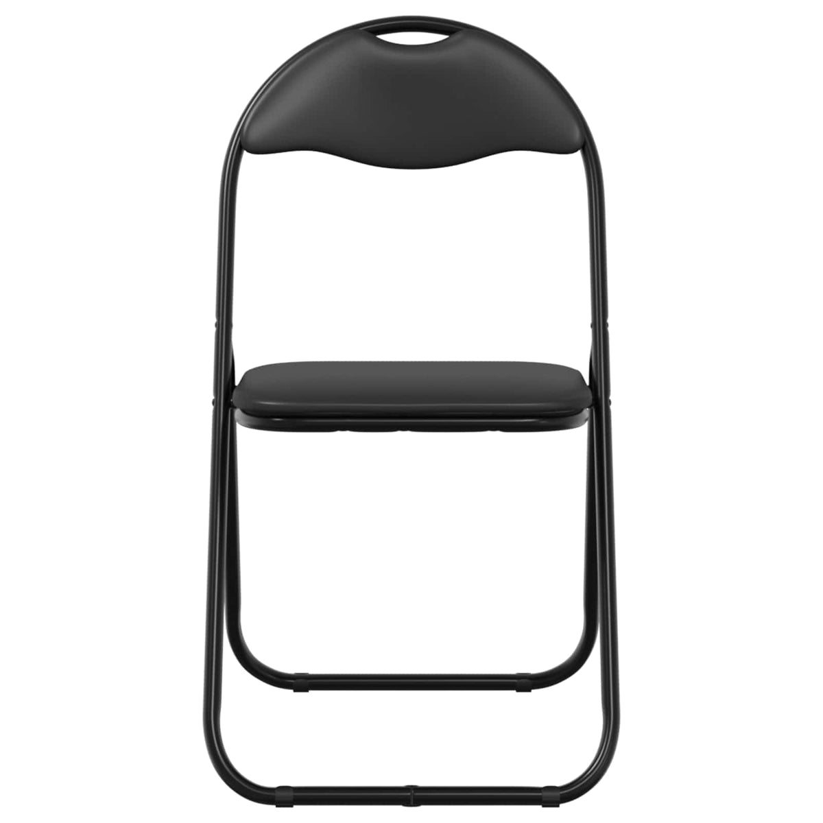 Silla Plegable 8 Uds. Cuero Sintético 48 X 43,5 X 81 Cm