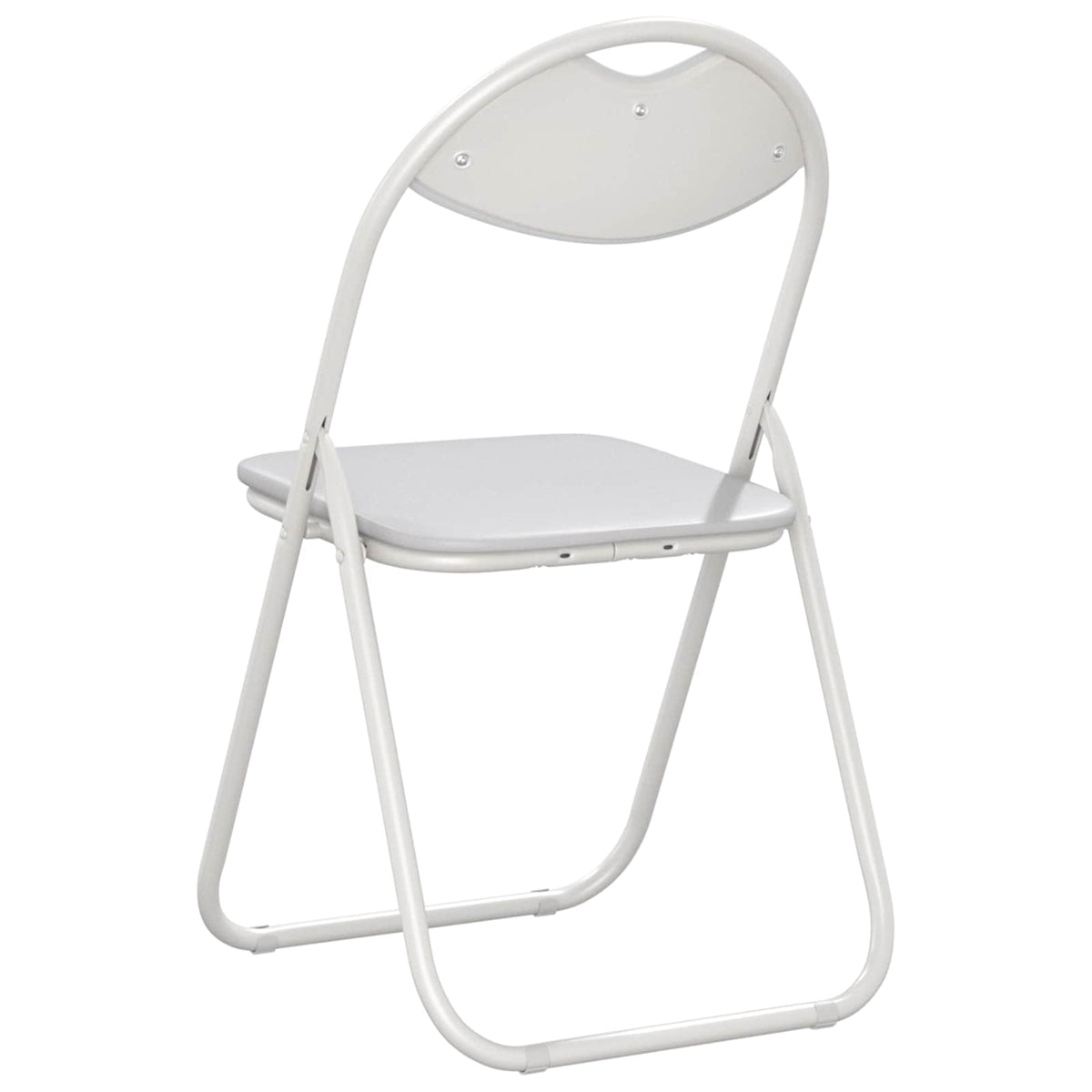 Silla Plegable 2 Uds. Cuero Sintético 48 X 43,5 X 81 Cm