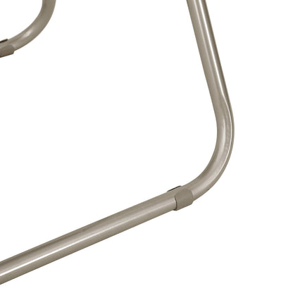 Silla Plegable 2 Uds. Cuero Sintético 48 X 43,5 X 81 Cm