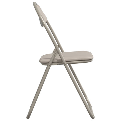 Silla Plegable 2 Uds. Cuero Sintético 48 X 43,5 X 81 Cm