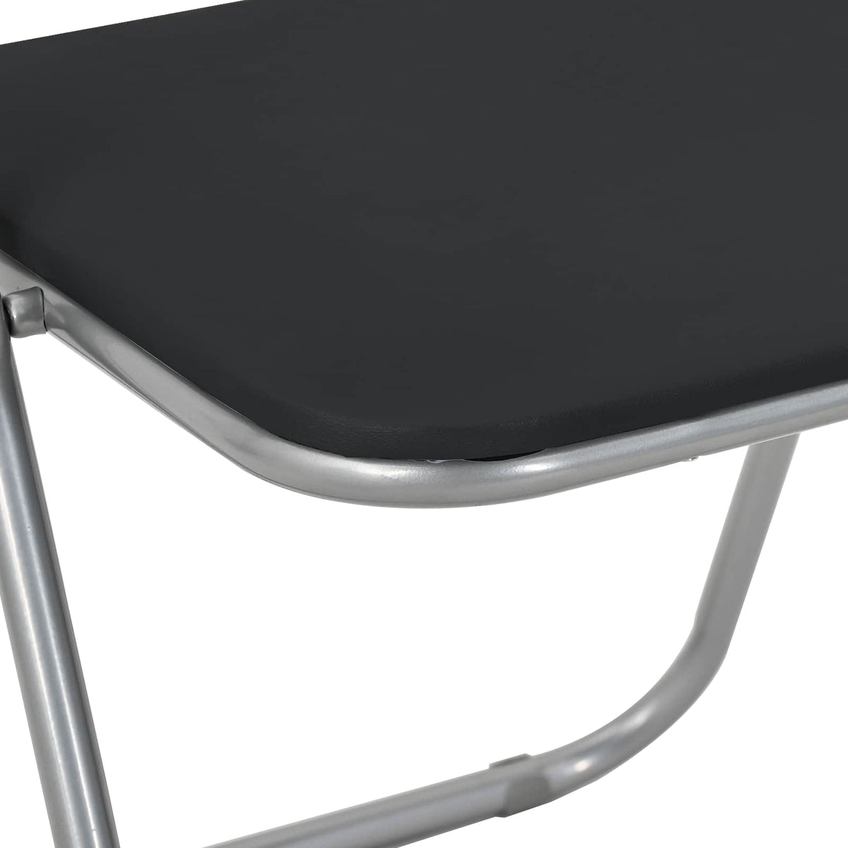 Silla Plegable 8 Uds. Cuero Sintético