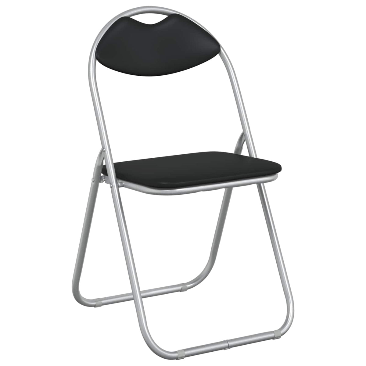 Silla Plegable 8 Uds. Cuero Sintético