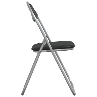 Silla Plegable 8 Uds. Cuero Sintético