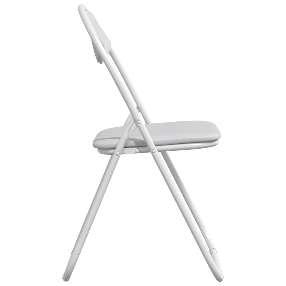 Silla Plegable 8 Uds. Cuero Sintético 48 X 43,5 X 81 Cm