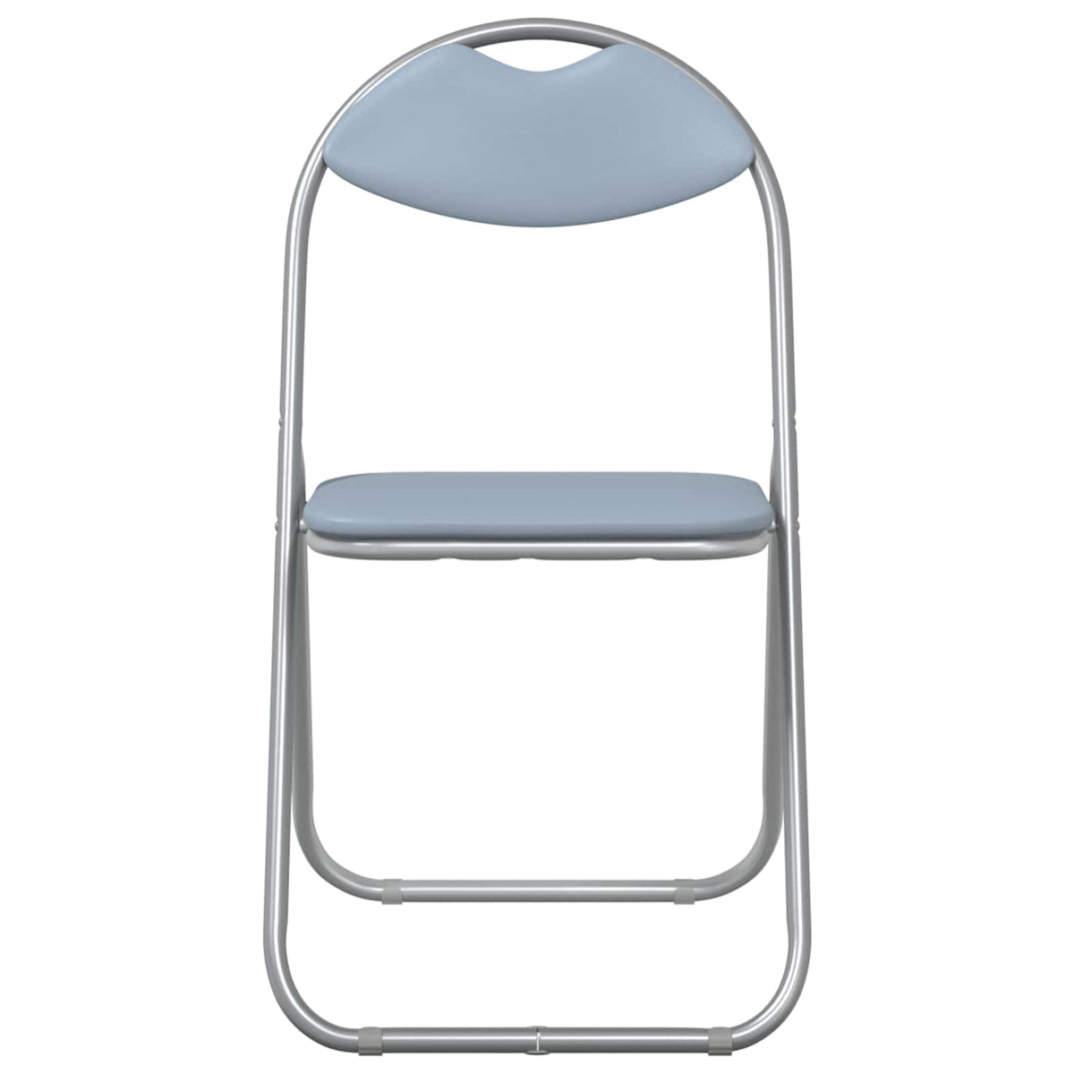Silla Plegable 8 Uds. Cuero Sintético 48 X 43,5 X 81 Cm