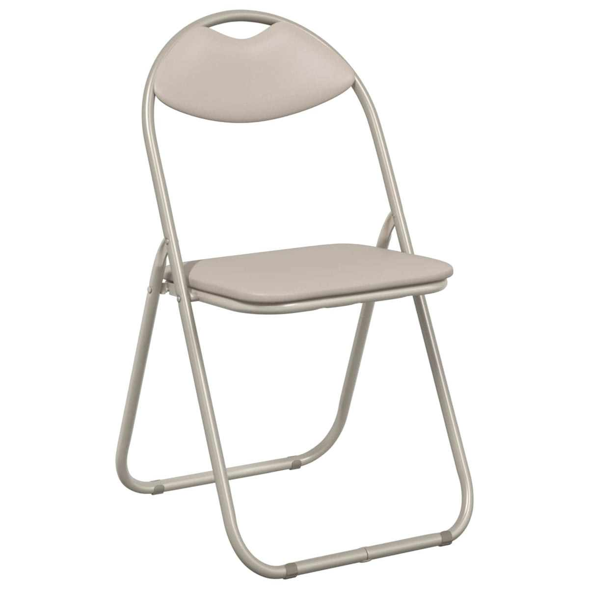 Silla Plegable 8 Uds. Cuero Sintético 48 X 43,5 X 81 Cm