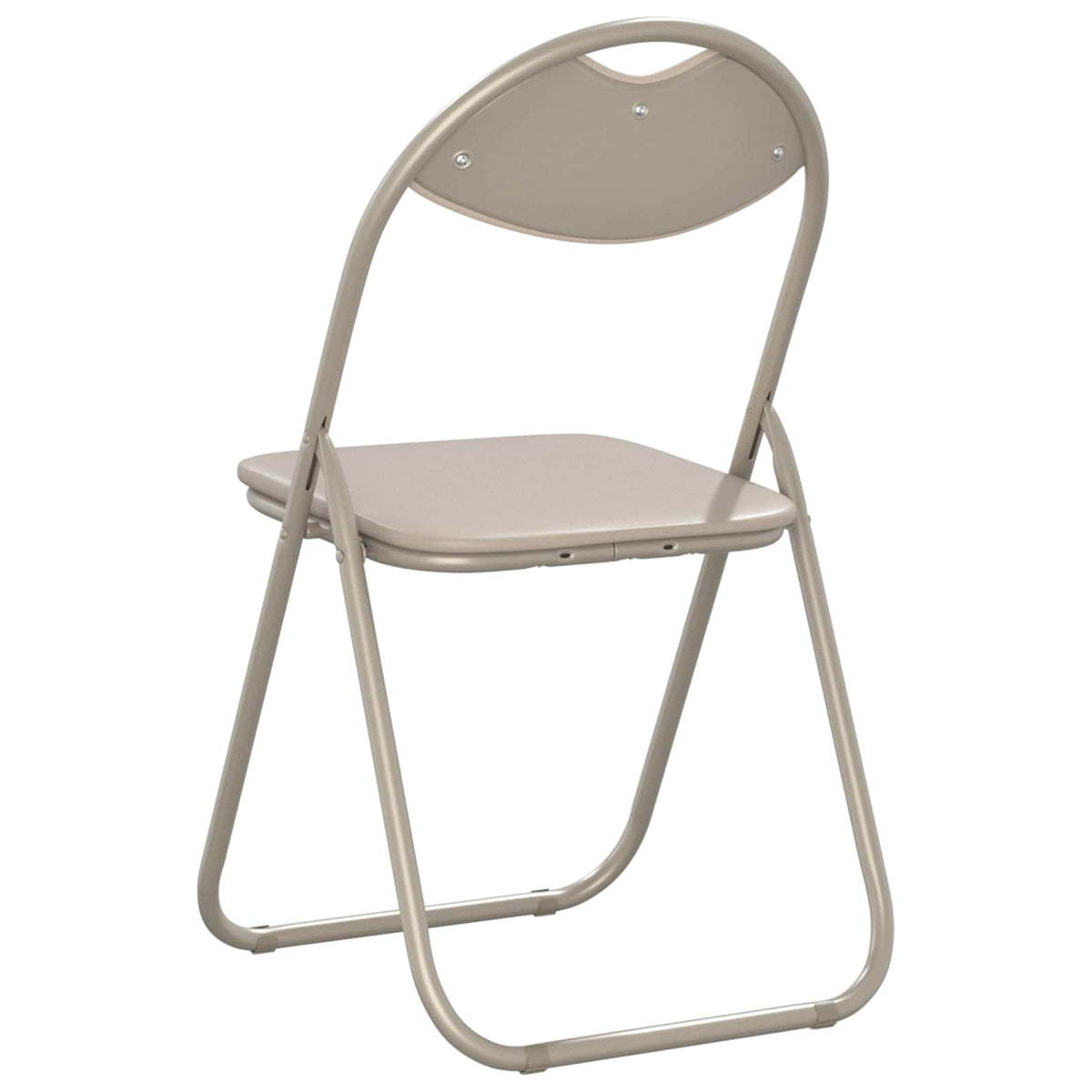 Silla Plegable 8 Uds. Cuero Sintético 48 X 43,5 X 81 Cm