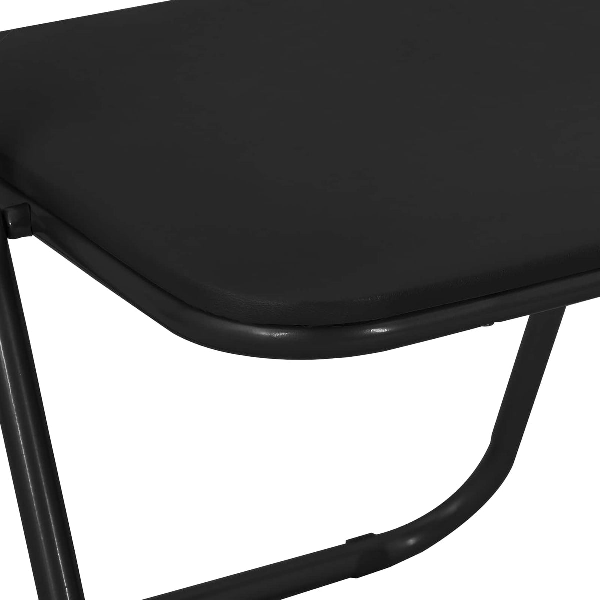 Silla Plegable 8 Uds. Cuero Sintético 48 X 43,5 X 81 Cm