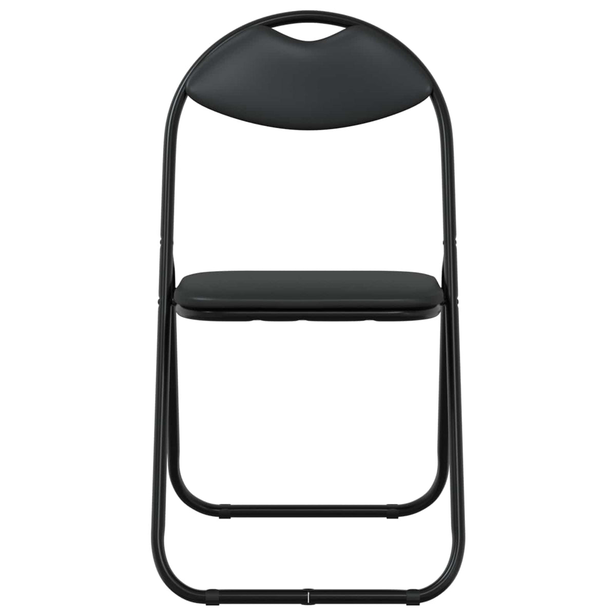 Silla Plegable 8 Uds. Cuero Sintético 48 X 43,5 X 81 Cm