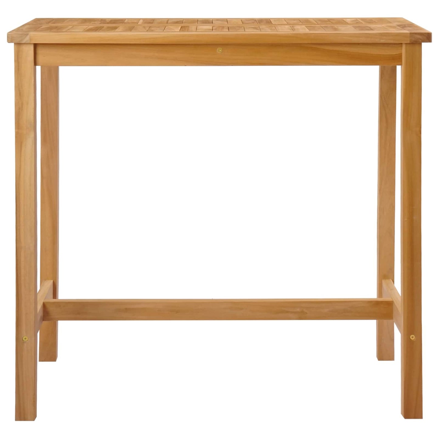 Mesa De Bar Natural Teak Sólido