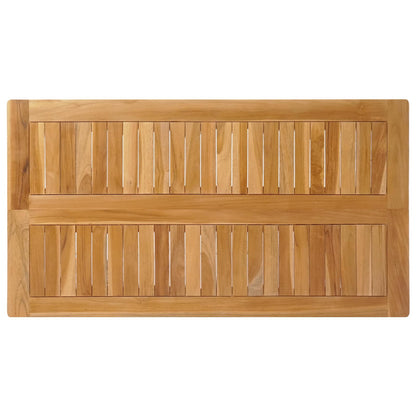 Mesa De Bar Natural Teak Sólido