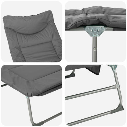 Tumbona Plegable Con Cojín