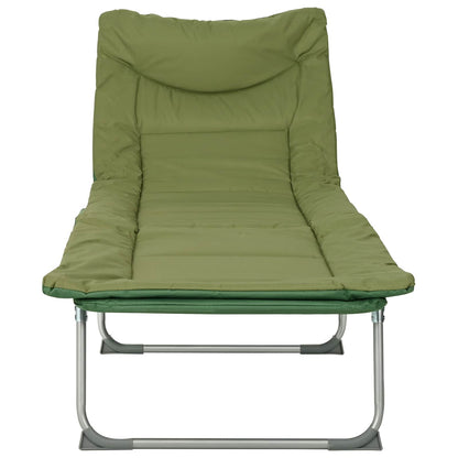 Tumbona Plegable Con Cojín 2 Pcs