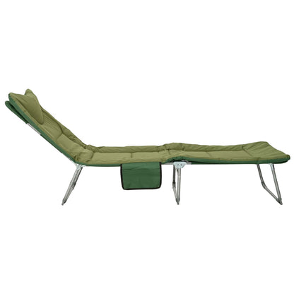 Tumbona Plegable Con Cojín 2 Pcs
