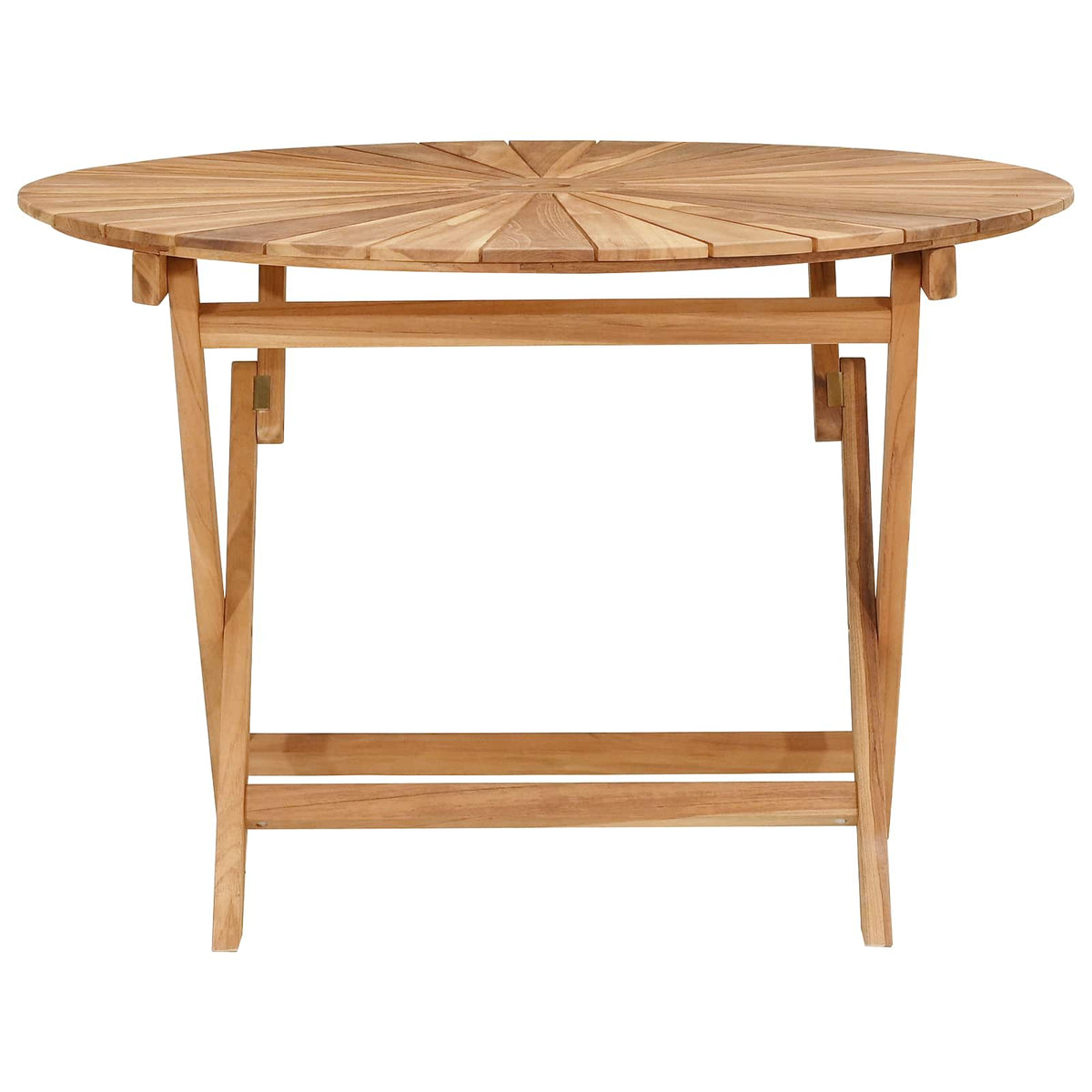 Mesa De Jardín Plegable Natural