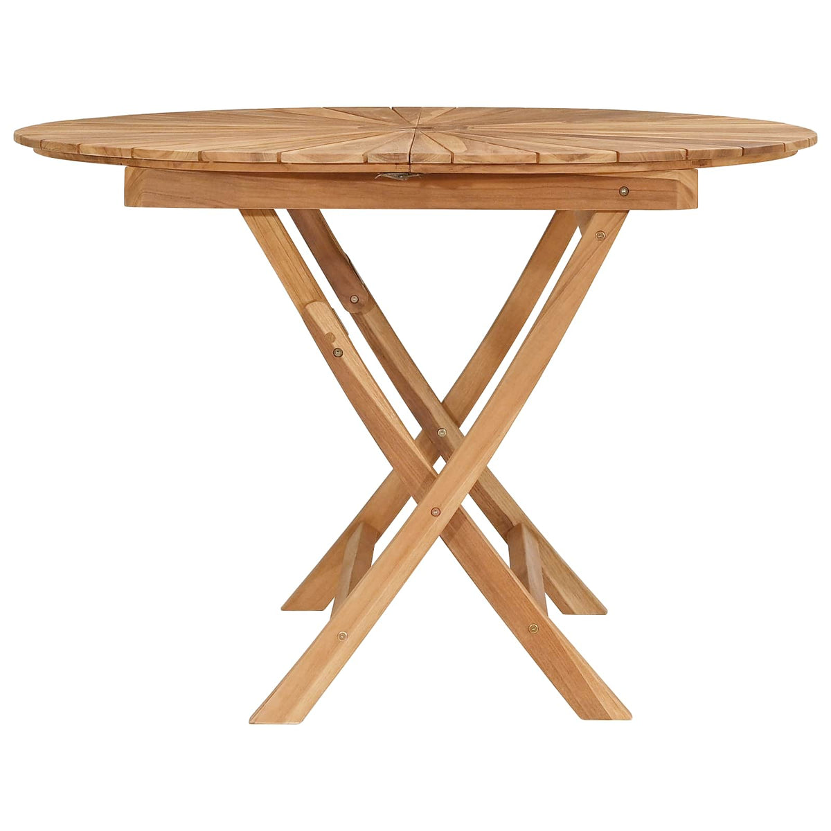 Mesa De Jardín Plegable Natural