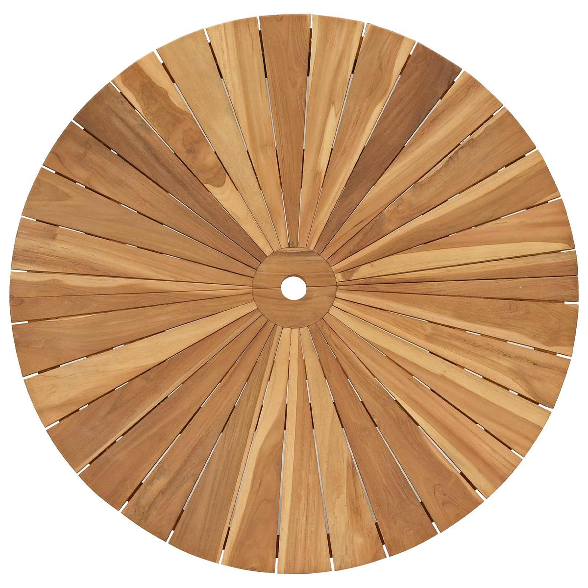Mesa De Jardín Plegable Natural